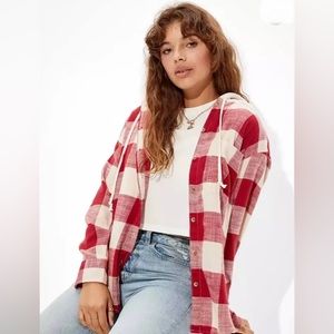American Eagle Red & White Flannel (Large)
